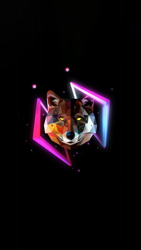 Background Wolf Minimal Justin Maller Wallpaper