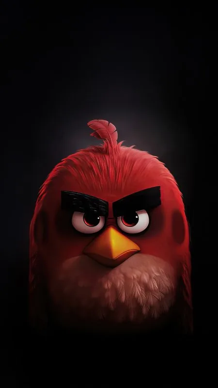Angry Birds Dark HD Black Wallpaper