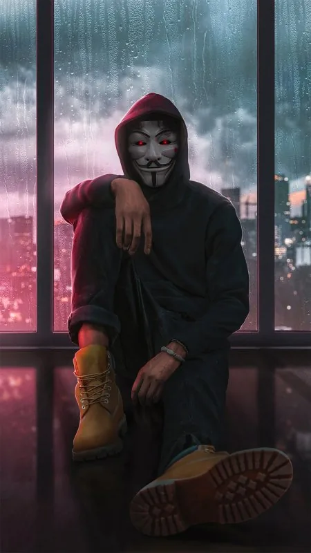 Anonymous Black Wallpaper