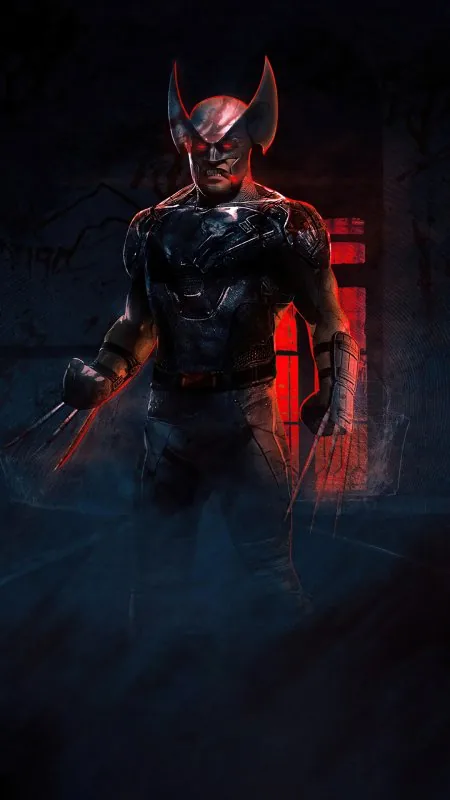 Back In Black Wolverine Phone Wallpaper