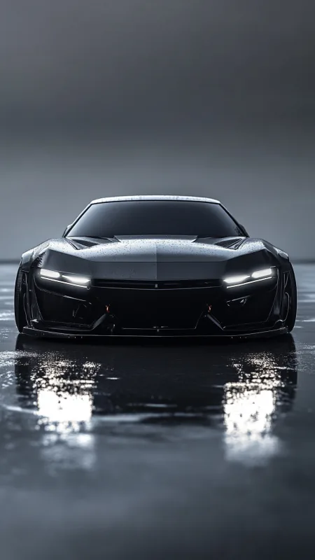 Black Car HD Wallpaper