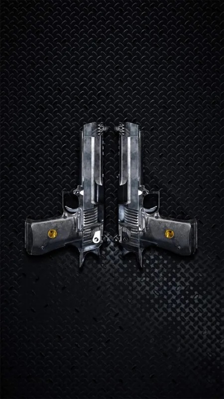 Guns Black Wallpaper