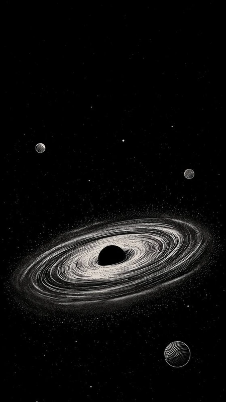 Black Hole Galaxy Wallpaper