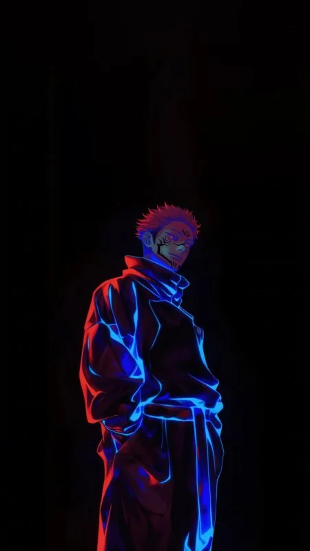 Jujutsu Naruto Anime HD Black Wallpaper