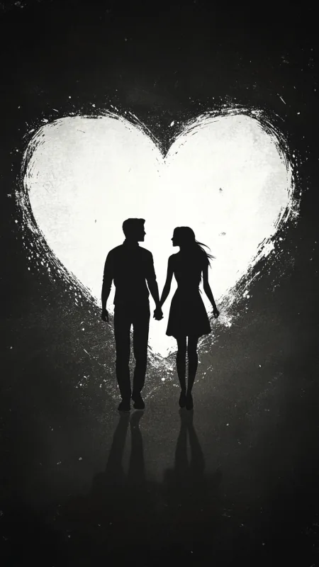 Black Love Couple HD Wallpaper