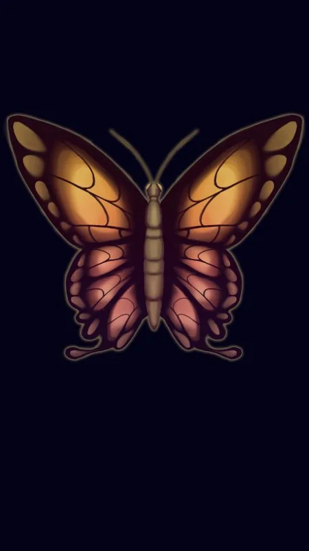 Monarch Butterfly Arthropod Black Wallpaper