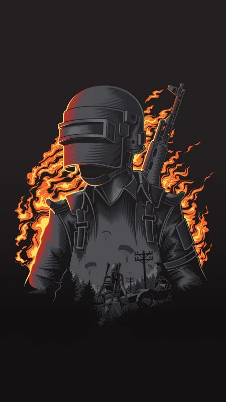Pub G Black Wallpaper