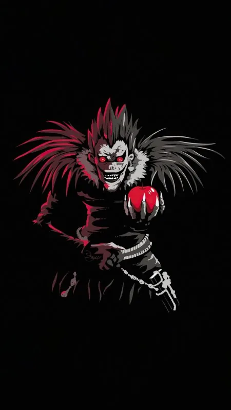 Ryuk Death Note Black Wallpaper