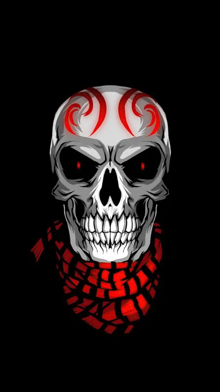 Black Skull Wallpaper