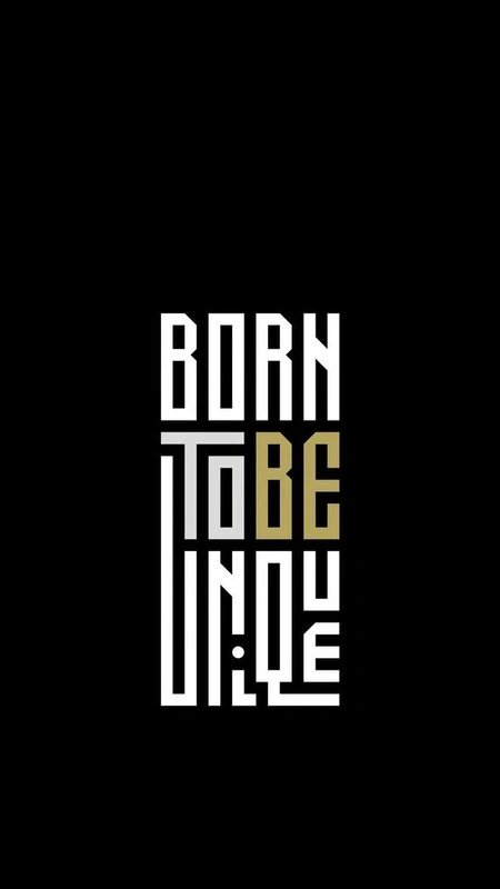 Born To Be Unique Wallpaper