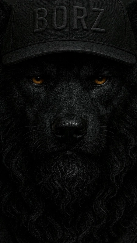 Borz Cap Wolf Wallpaper