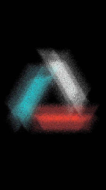 Chalk Triangle Abstract Wallpaper