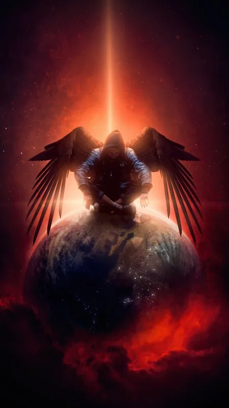 Angel Planet Boy HD Cool Wallpaper