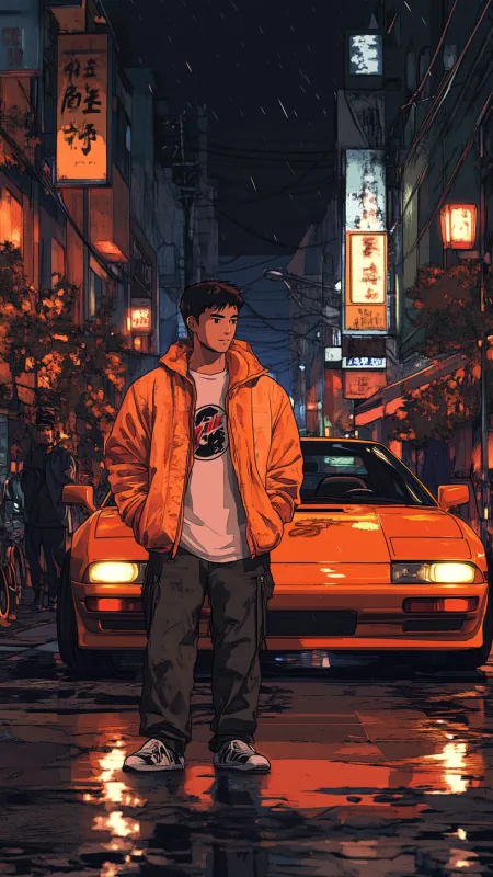 Cool Anime Boy Phone Wallpaper