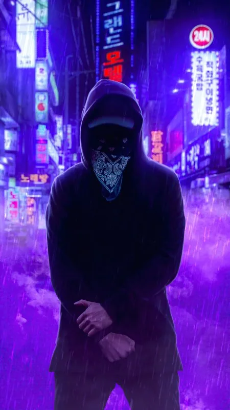 Cool Anonymus Mask Face Wallpaper
