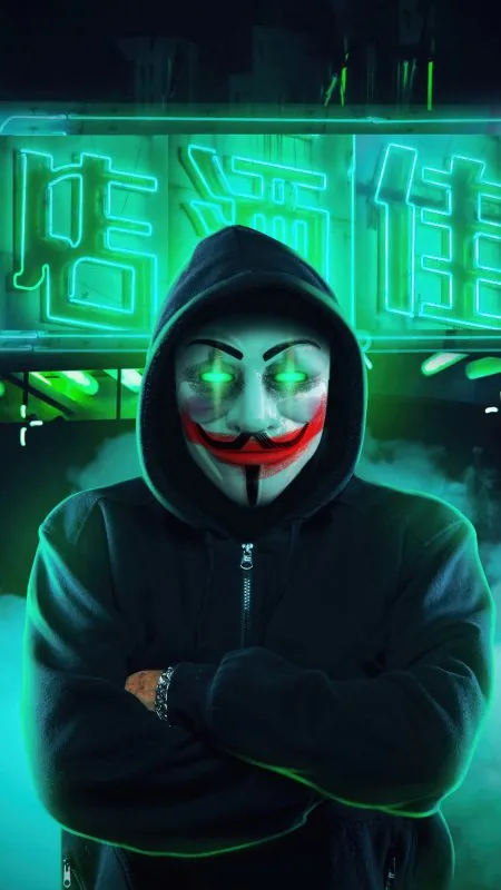 Cool Anonymus Smile Always Wallpaper