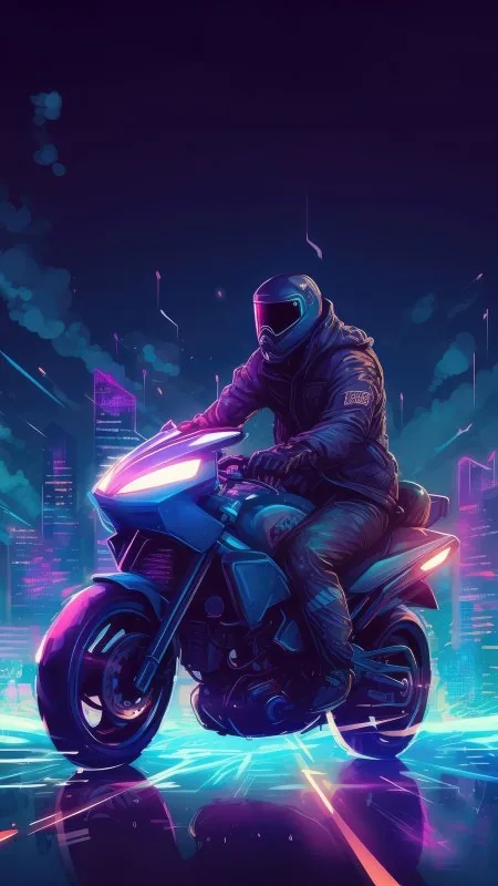 Cool Bike Boy Wallpaper