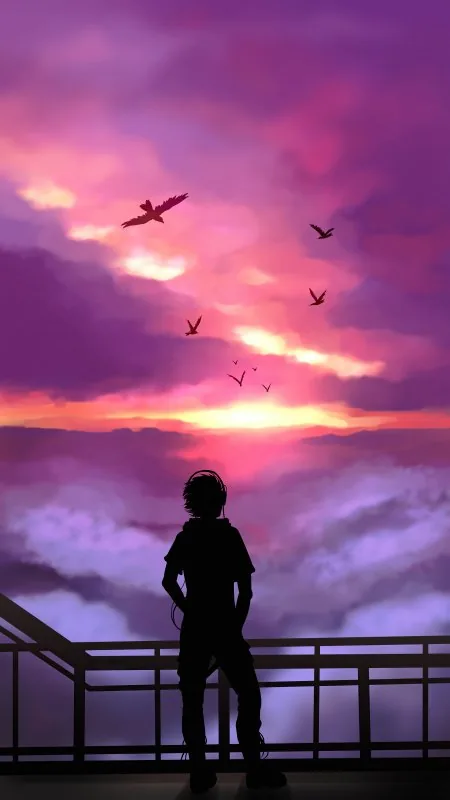 Cool Boy Listening Music Wallpaper