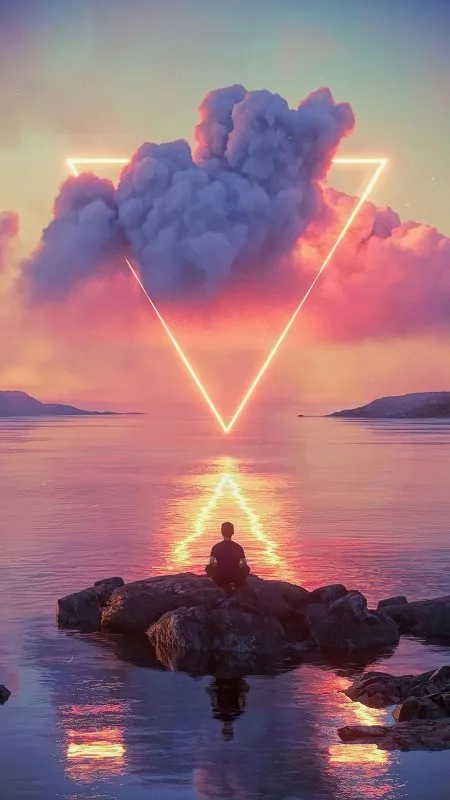 Boy Meditating Cool Wallpaper