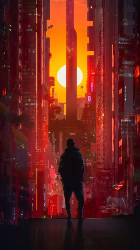 Cool California Street Boy Wallpaper