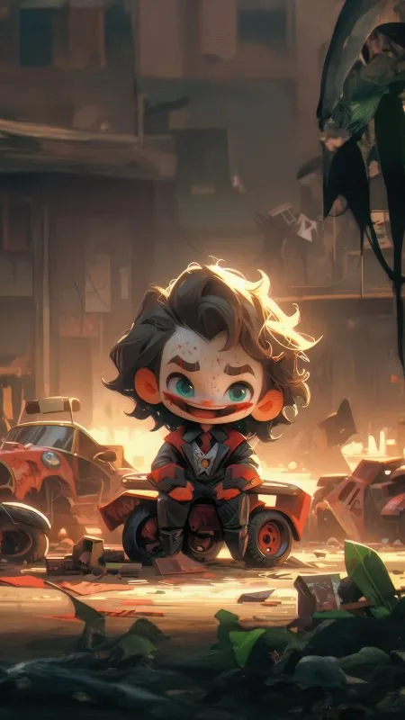 Cool Chibi Jokers Wallpaper