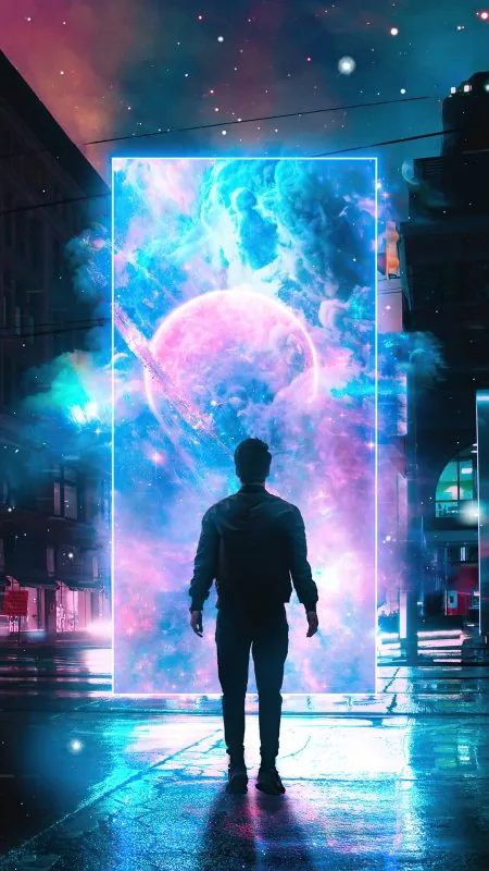 Galaxy Portal Cool Wallpaper