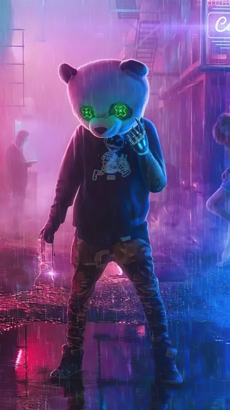 Cool Gangster Panda Phone Wallpaper