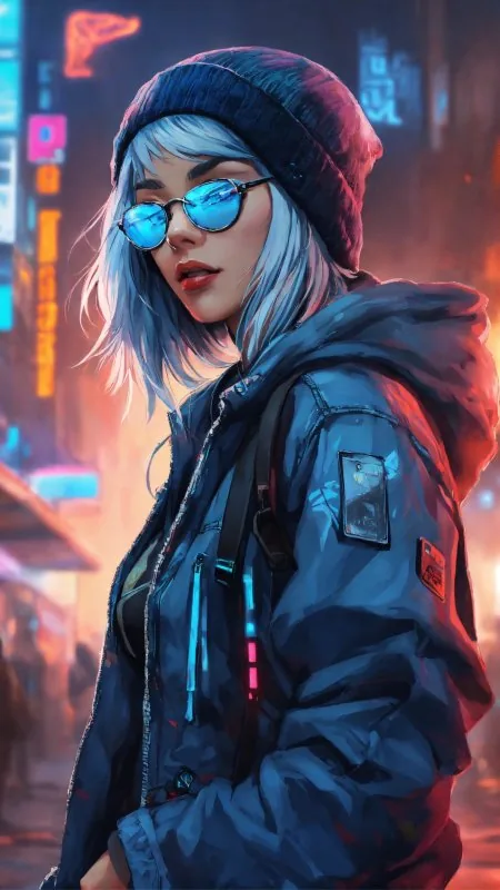 Cool Girl Phone Wallpaper