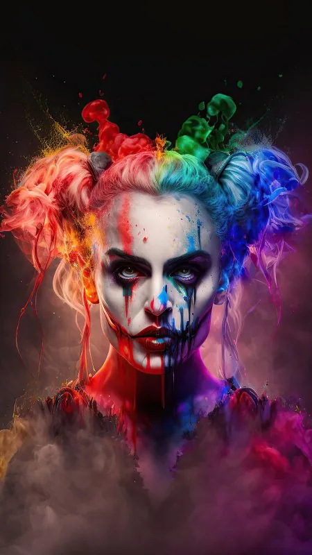 Harley Quinn Colorful HD Cool Wallpaper