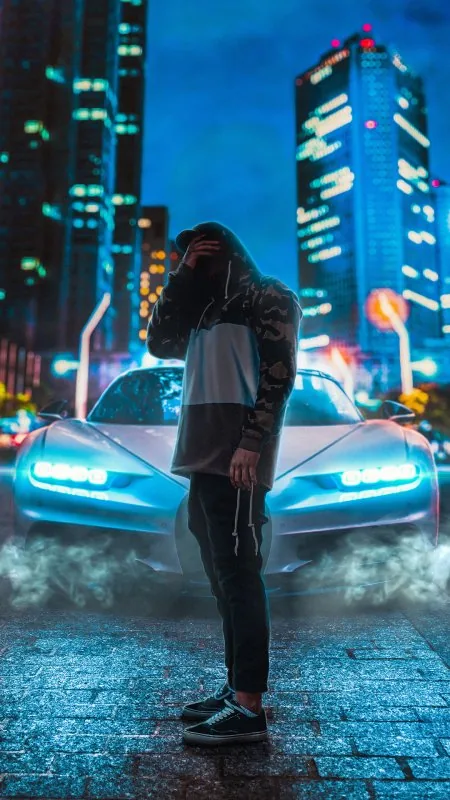 Hoodie Car Boy Cool Wallpaper