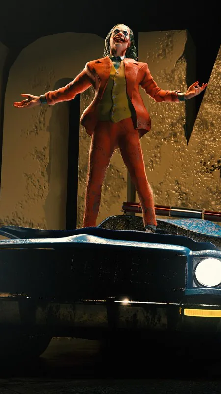 Joker Car HD Cool Wallpaper