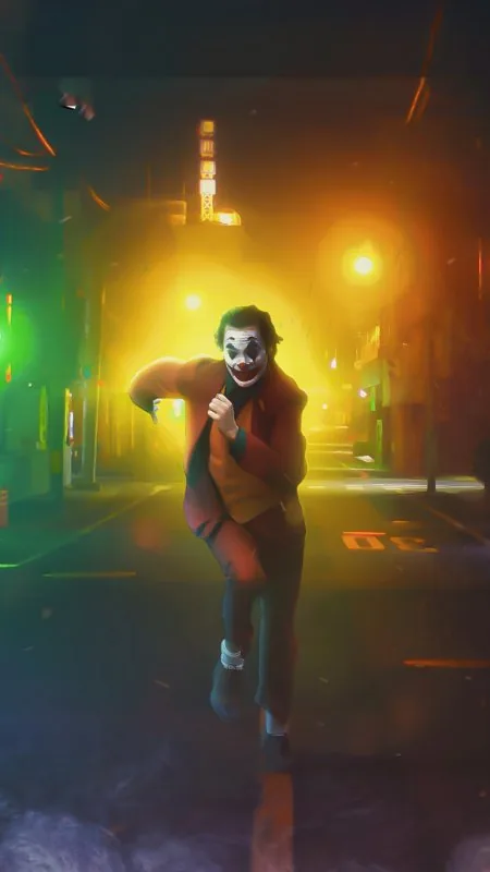 Joker On The Run Cool Wallpaper