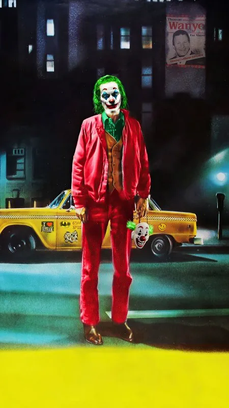 Joker Taxi Driver HD Cool Wallpaper