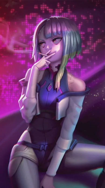 Cool Lucy Digital Illustration HD Wallpaper