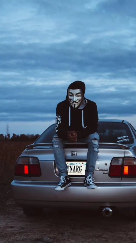 Cool Mask Boy Wallpaper