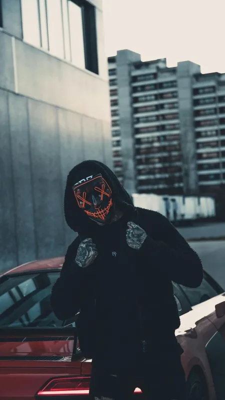Cool Mask Boy Wallpaper