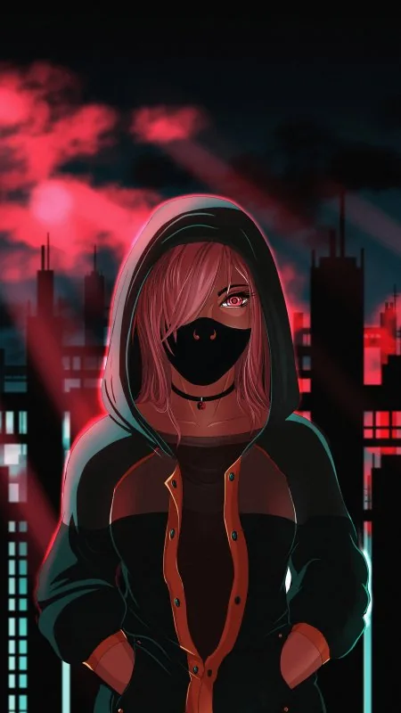 Mask Girl HD Cool Wallpaper