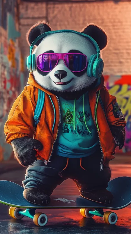Cool Panda HD Wallpaper