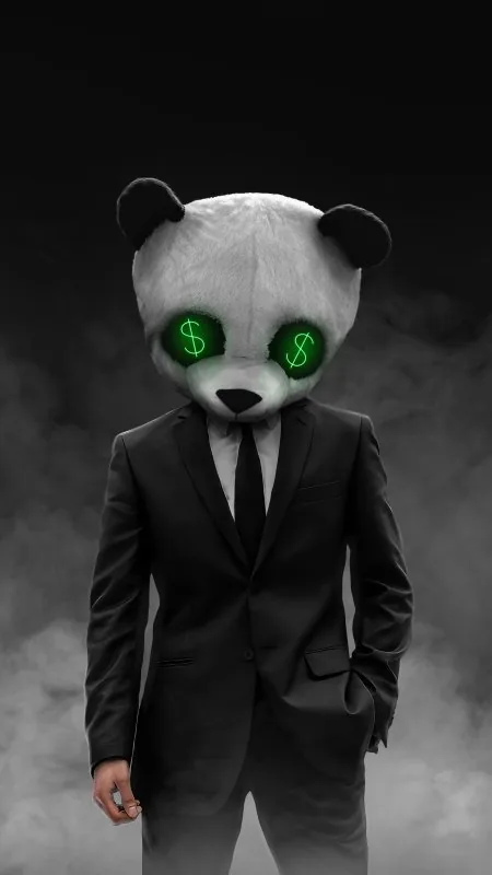 Cool Panda Dollar Wallpaper