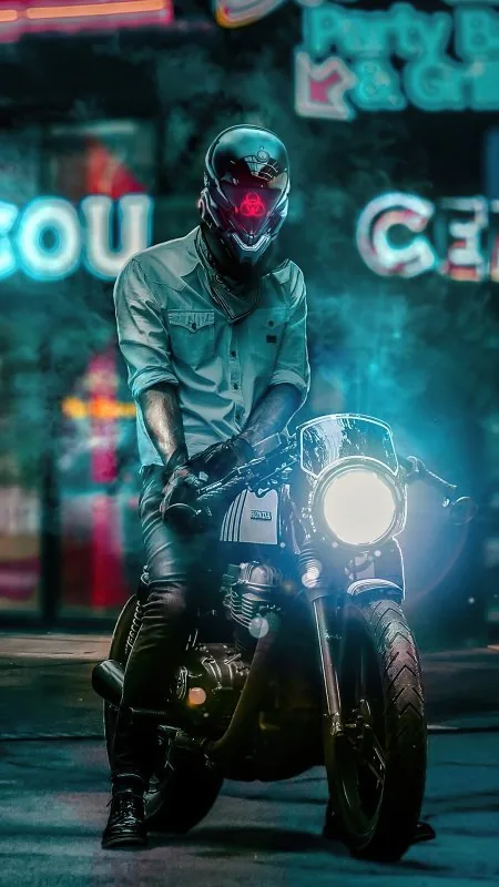 Stylish Biker Cool Wallpaper