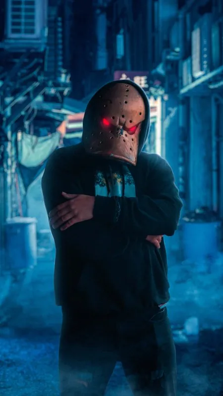 Stylish Duck Mask Boy HD Cool Wallpaper