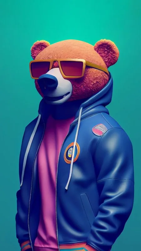 Cool Teddy HD Wallpaper