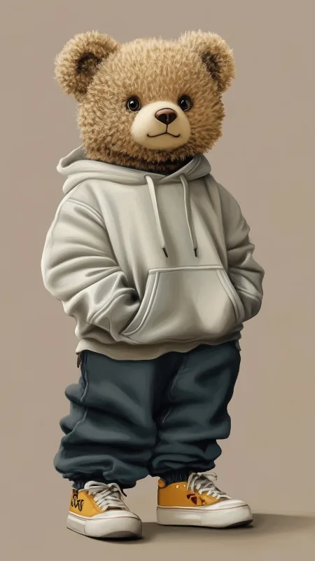 Cool Teddy Phone Wallpaper
