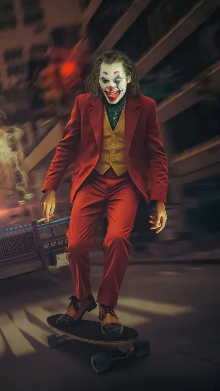 Cool The Joker Wild Chase Wallpaper