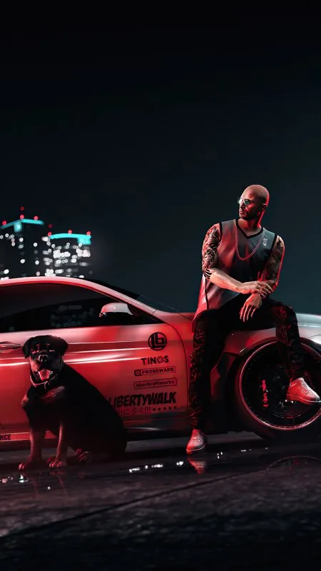 Tommy Cruizer With Dog Cool Wallpaper