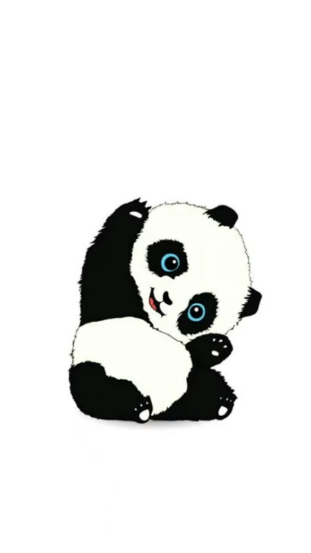 Cute Aesthetic Panda Phone Wallpaper