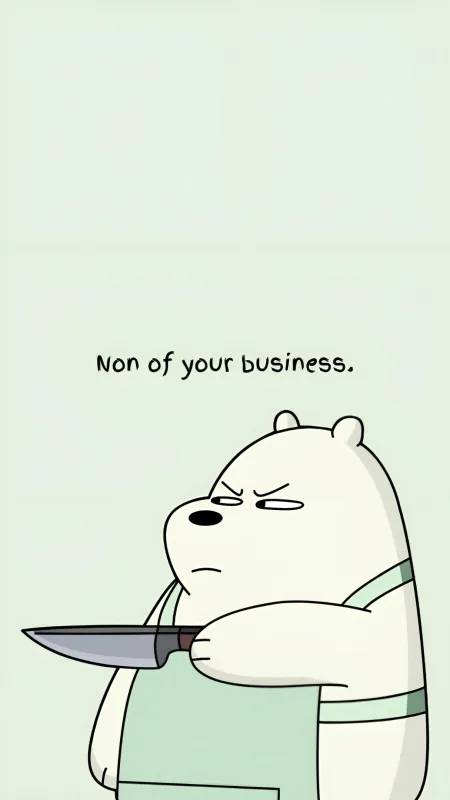 Cute Angry Bears Wallpaper