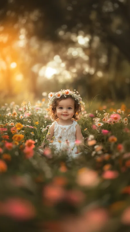 Cute Baby Girl Phone Wallpaper