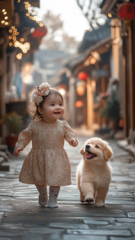 Cute Baby Girl Phone Wallpaper