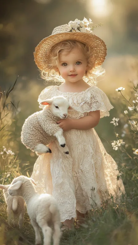 Cute Baby Girl HD Wallpaper